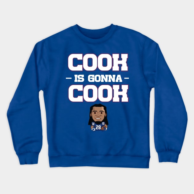 James Cook Is Gonna Cook Crewneck Sweatshirt by Table Smashing